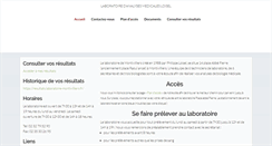 Desktop Screenshot of laboratoire-montivilliers.fr