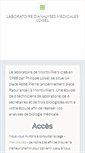Mobile Screenshot of laboratoire-montivilliers.fr