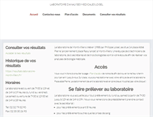 Tablet Screenshot of laboratoire-montivilliers.fr
